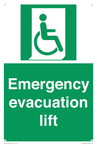 Emergency evacuation lift